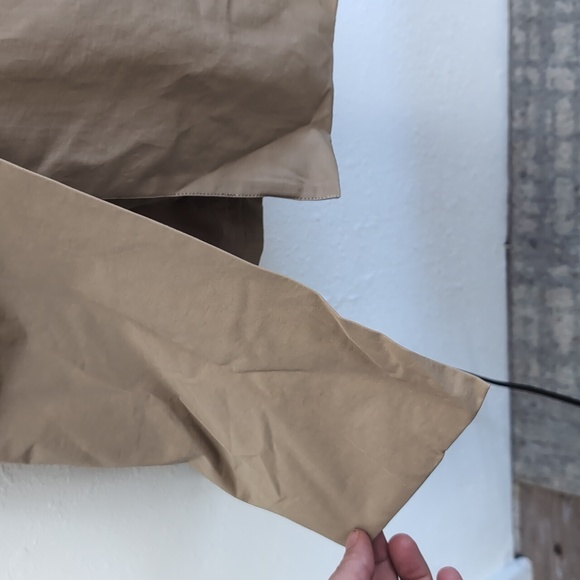 ZIAI Double Breasted Belted Trench Coat  women's size Medium color tan - Picture 10 of 12